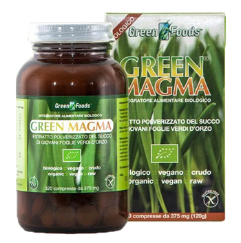 GREEN MAGMA 320 TAVOLETTE 120 G - farmavitality.it