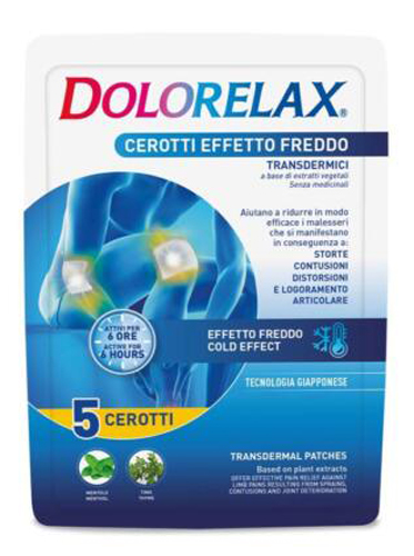 DOLORELAX CEROTTO EFFETTO FREDDO 5 PEZZI - farmavitality.it