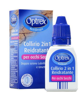 GOCCE OCULARI OPTREX ACTIDROPS 2IN1 REIDRATANTE OCCHI STANCHI 1 PEZZO - farmavitality.it