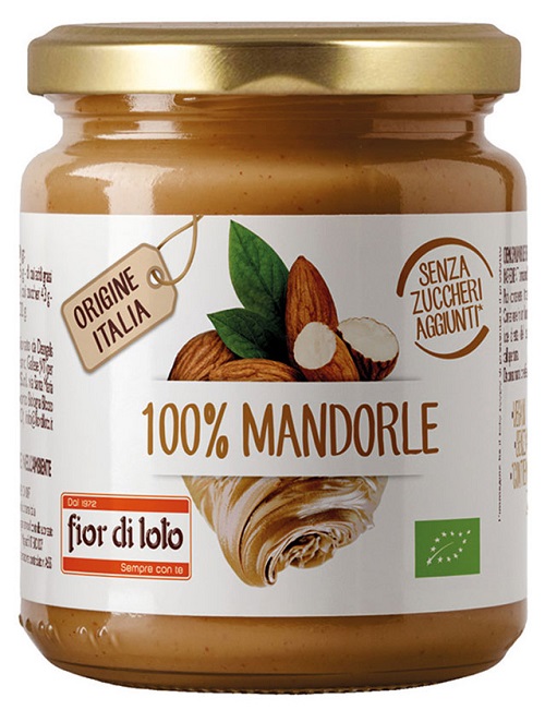 FIOR DI LOTO CREMA 100% DI MANDORLE TOSTATE - farmavitality.it