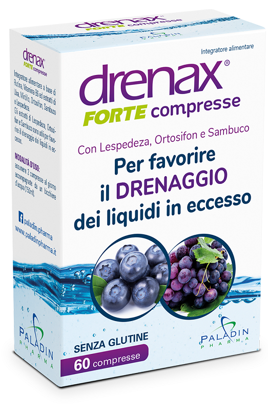 DRENAX FORTE MIRTILLO 60 COMPRESSE - farmavitality.it