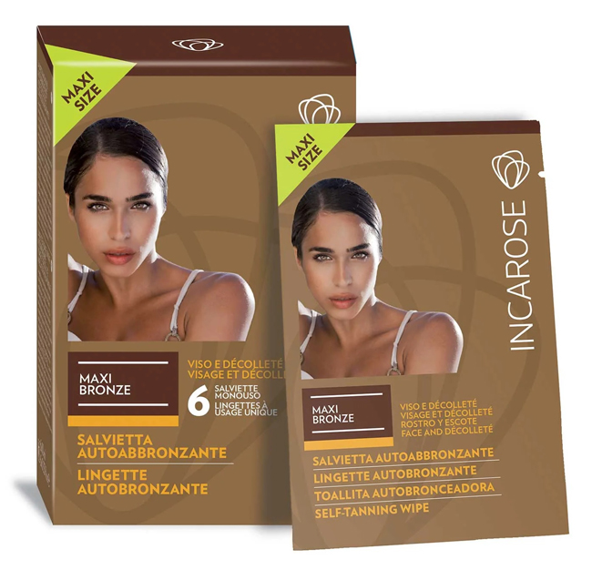 INCAROSE MAXI BRONZE 6 SALVIETTE VEG* - farmavitality.it
