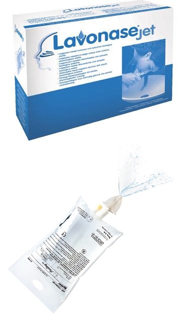 IRRIGATORE NASALE LAVONASE CON SOLUZIONE FISIOLOGICA 6 PEZZI - farmavitality.it
