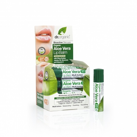 DR ORGANIC ALOE VERA LIP BALM BALSAMO LABBRA 5,7 ML - farmavitality.it