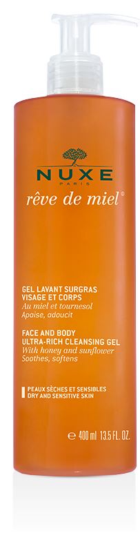 NUXE REVE DE MIEL GEL DETERGENTE VISO E CORPO 400 ML - farmavitality.it
