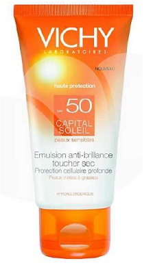 IDEAL SOLEIL VISO DRY TOUCH SPF50 50 ML - farmavitality.it