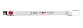 BRACCIALE DA POLSO LIFECODE 1.0 BASIC COLORE BIANCO TAGLIA S - farmavitality.it