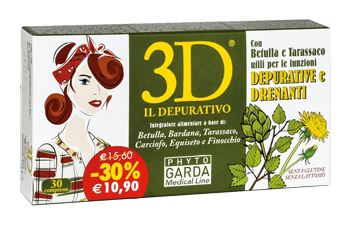 3D IL DEPURATIVO 30 COMPRESSE - farmavitality.it