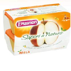 PLASMON SAPORI DI NATURA OMOGENEIZZATO MELA 100 G X 4 PEZZI - farmavitality.it