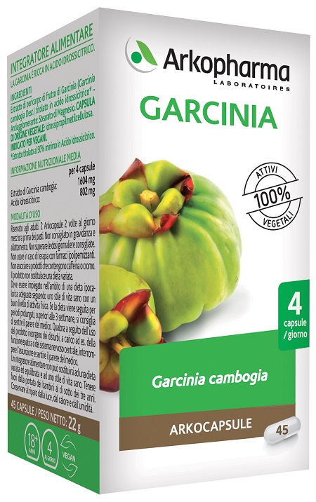 ARKO CAPSULE GARCINIA CAMB 45 CAPSULE - farmavitality.it