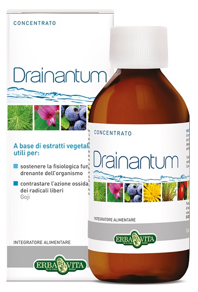 Erba Vita Drainantum Integratore Drenante per i Liquidi in Eccesso 200 ml - farmavitality.it