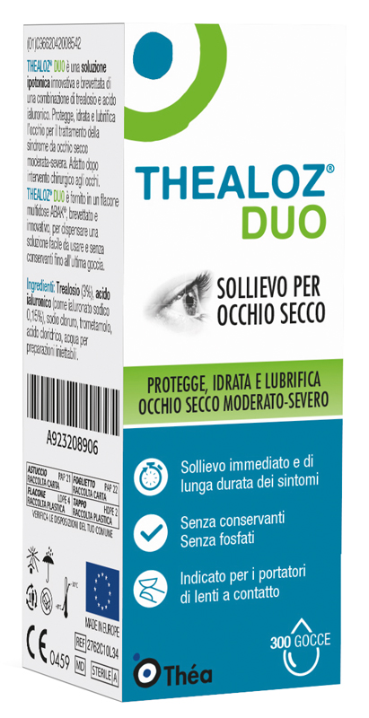 Laboratoires Thea Thealoz Duo Gocce Oculari Idratanti 10 ml - farmavitality.it