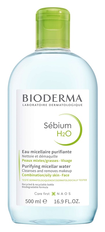 SEBIUM H2O DETERGENTE STRUCCANTE PELLE MISTA 500 ML - farmavitality.it