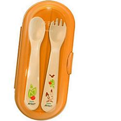 AVENT SET POSATINE DA VIAGGIO 12 MESI+ - farmavitality.it