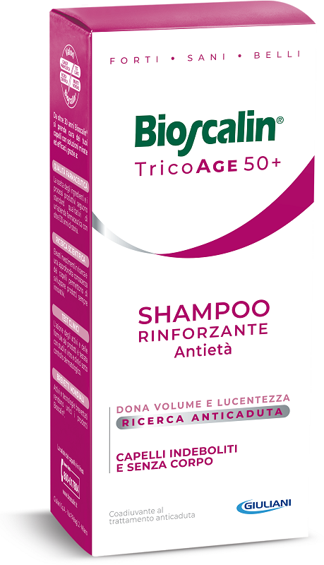 BIOSCALIN TRICOAGE SHAMPOO RINFORZANTE ANTIETA' 200 ML - farmavitality.it