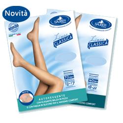 SAUBER CALZA AUTOREGGENTE 70 DENARI MAGLIA MICRORETE NERO 3 LINEA CLASSICA - farmavitality.it