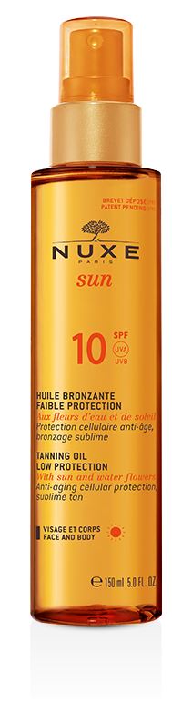 NUXE SUN OLIO SOLARE VISO E CORPO SPF10 150 ML - farmavitality.it