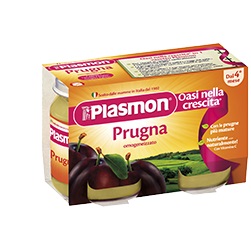 PLASMON OMOGENEIZZATO PRUGNA 2 X 104 G - farmavitality.it