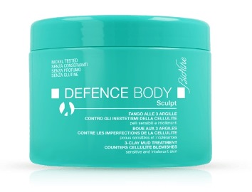 DEFENCE BODY ANTICELLULITE FANGO ALLE 3 ARGILLE VASO 500 G - farmavitality.it
