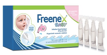 FREENEX IPERTONICO BABY CON ACQUA DI MARE 20 FIALE DA 5 ML - farmavitality.it