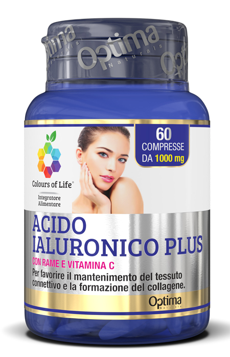 COLOURS OF LIFE ACIDO IALURONICO PLUS 60 COMPRESSE 1000 MG - farmavitality.it