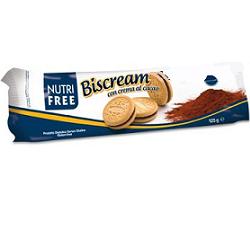 NUTRIFREE BISCREAM CON CREMA AL CACAO 125 G - farmavitality.it