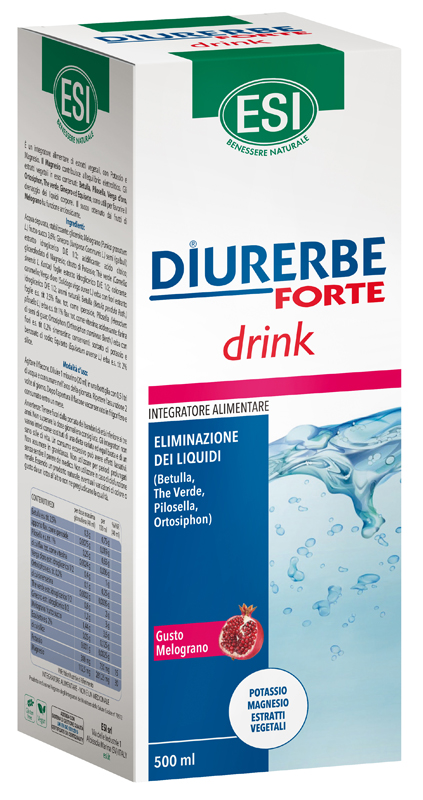 ESI DIURERBE FORTE DRINK MELOGRANO 500 ML - farmavitality.it