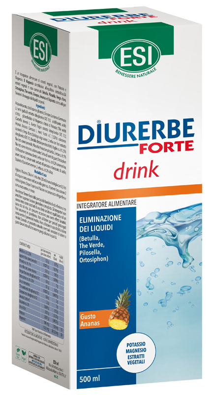 ESI DIURERBE FORTE DRINK ANANAS 500 ML - farmavitality.it