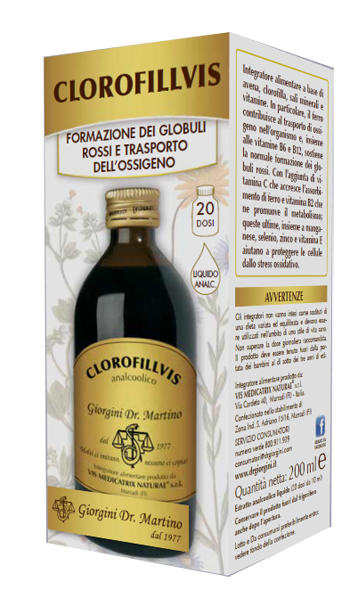 CLOROFILLVIS LIQUIDO ANALCOLICO 200 ML - farmavitality.it