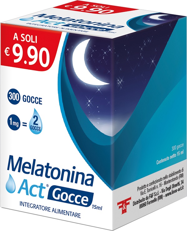 MELATONINA ACT GOCCE 15 ML - farmavitality.it