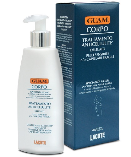GUAM CREMA CORPO TRATTAMENTO ANTICELLULITE DELICATO PER PELLI SENSIBILI E O CAPILLARI FRAGILI 200 ML - farmavitality.it