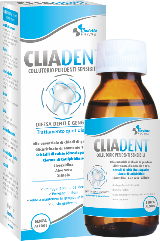CLIADENT COLLUTORIO DENTI SENSIBILI 200 ML - farmavitality.it