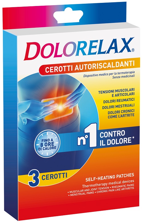 DOLORELAX CEROTTO EFFETTO CALDO 3 PEZZI - farmavitality.it