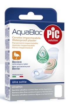 CEROTTO PIC AQUABLOC CM10X8 ANTIBATTERICO 5 PEZZI - farmavitality.it
