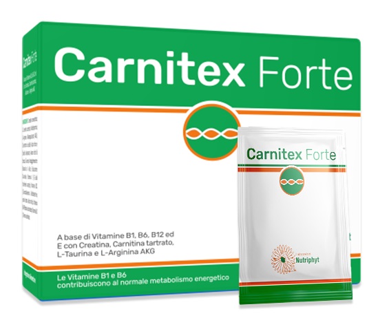 CARNITEX FORTE 20 BUSTINE 100 G - farmavitality.it