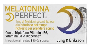 MELATONINA PERFECT JUNG & ERIKSSON 30 COMPRESSE - farmavitality.it