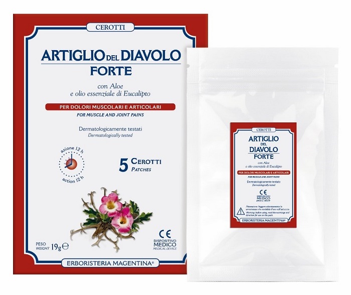 ARTIGLIO DEL DIAVOLO FORTE CEROTTO 5 PEZZI - farmavitality.it