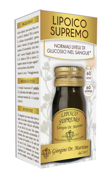 LIPOICO SUPREMO 60 PASTIGLIE - farmavitality.it