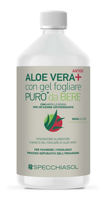 SUCCO ALOEVERA+ ALOE/MIRTILLO ROSSO 1 LITRO - farmavitality.it
