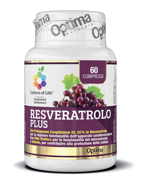 COLOURS OF LIFE RESVERATROLO PLUS 60 COMPRESSE 1000 MG - farmavitality.it