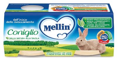 Mellin Omogeneizzato Carne Coniglio 2x80g - farmavitality.it