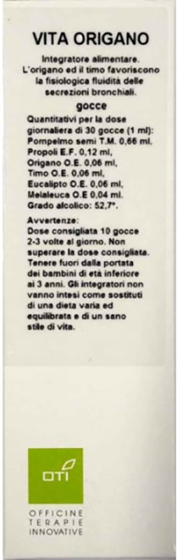 VITA ORIGANO GOCCE 30ML - farmavitality.it