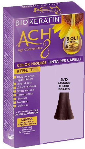 BIOKERATIN ACH8 COLOR PRODIGE 5/D CASTANO CHIARO DORATO - farmavitality.it