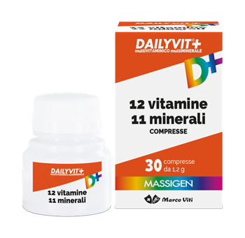 DAILYVIT+ 12 VITAMINE 11 MINERALI 30 COMPRESSE - farmavitality.it