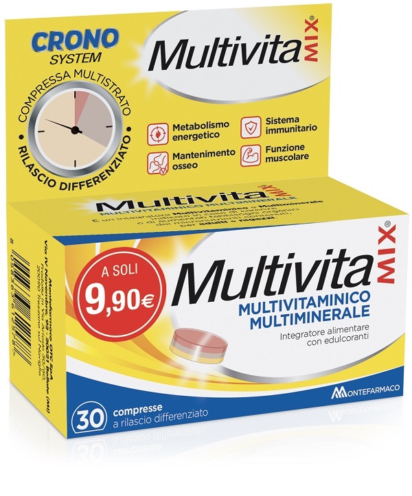 MULTIVITAMIX CRONO 30 COMPRESSE - farmavitality.it