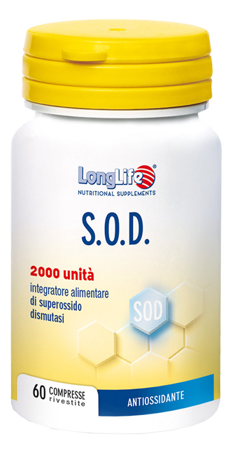 LONGLIFE SOD 2000 60 COMPRESSE RIVESTITE - farmavitality.it