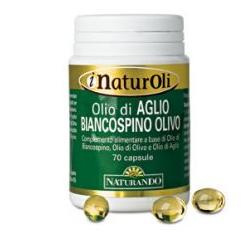 NATUROLI OLIO DI AGLIO BIANCOSPINO OLIVO 70 PERLE - farmavitality.it