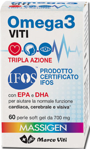 OMEGA3 VITI TRIPLA AZIONE 60 PERLE - farmavitality.it