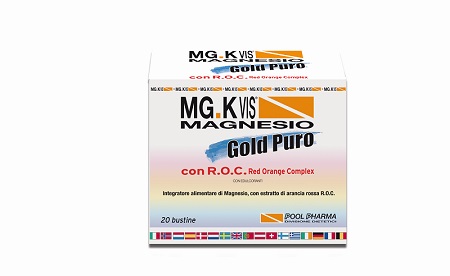 MGK VIS MAGNESIO GOLD PURO 20 BUSTE - farmavitality.it