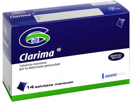 SALVIETTA PERIOCULARE CLARIMA 14 PEZZI - farmavitality.it